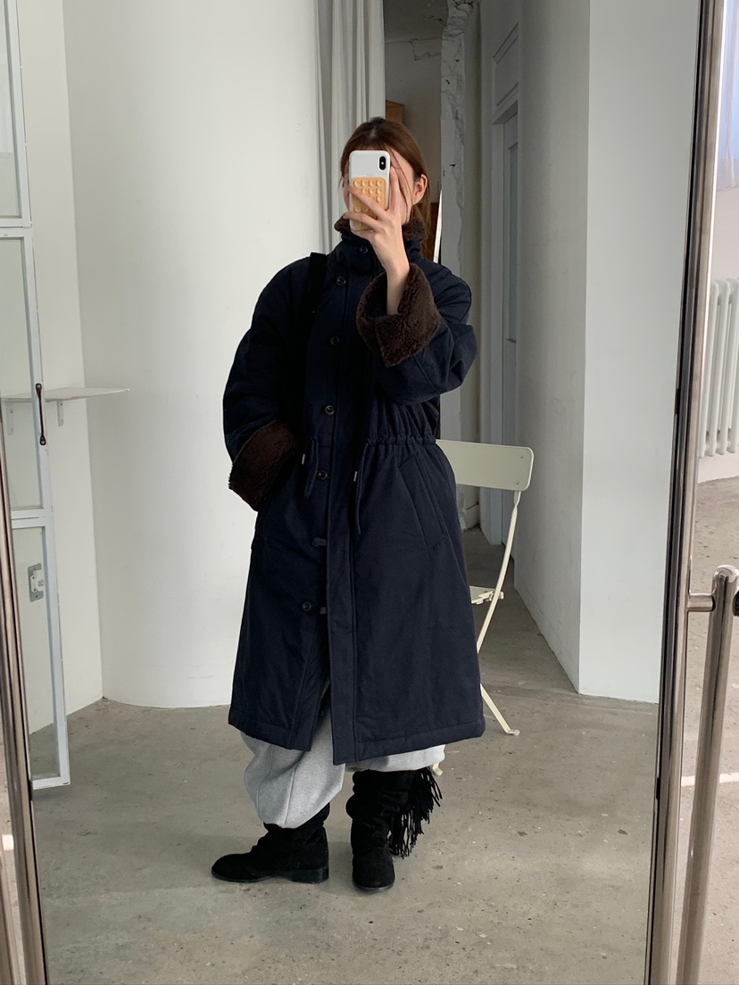 UNBOUND韓國直郵㊣女裝新品職業人氣推薦時尚熱賣中長款大衣UNBOUND中長款大衣