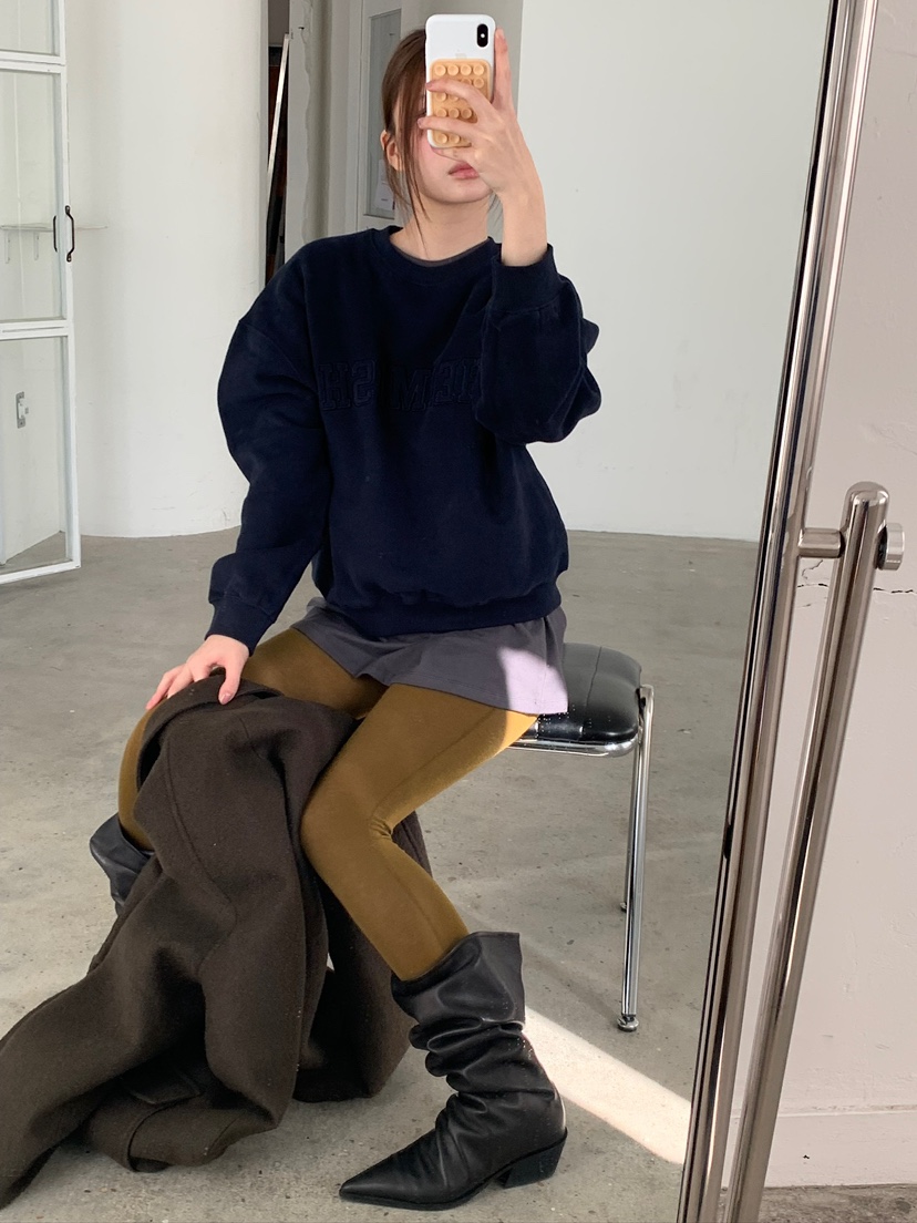 UNBOUND東大門㊣代購女裝新款推薦人氣25秋冬打底褲鯊魚褲緊身褲UNBOUND打底褲/鯊魚褲