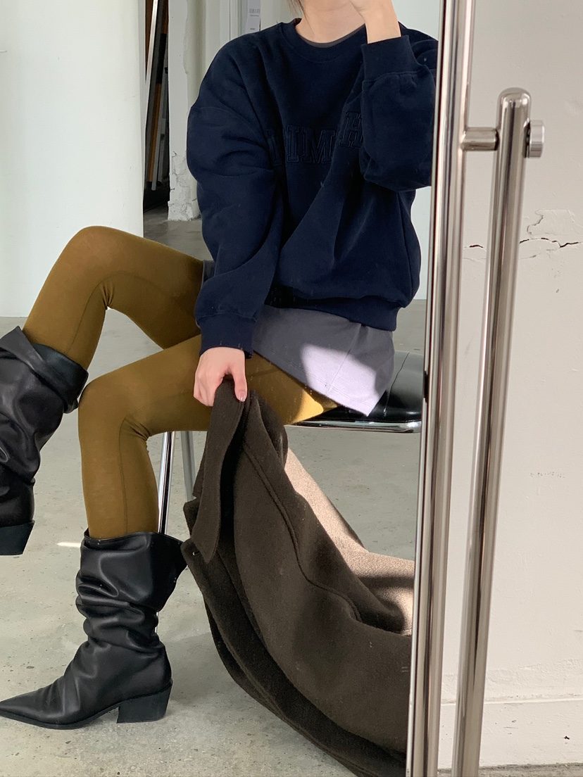 UNBOUND東大門㊣代購女裝新款推薦人氣25秋冬打底褲鯊魚褲緊身褲UNBOUND打底褲/鯊魚褲