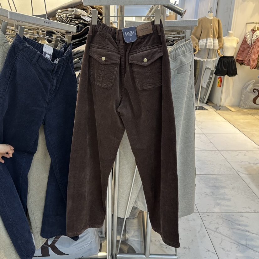 POCKET-Q韓國代購㊣女士新款休閑熱賣推薦職業人氣25秋冬休閑褲POCKET-Q休閑褲