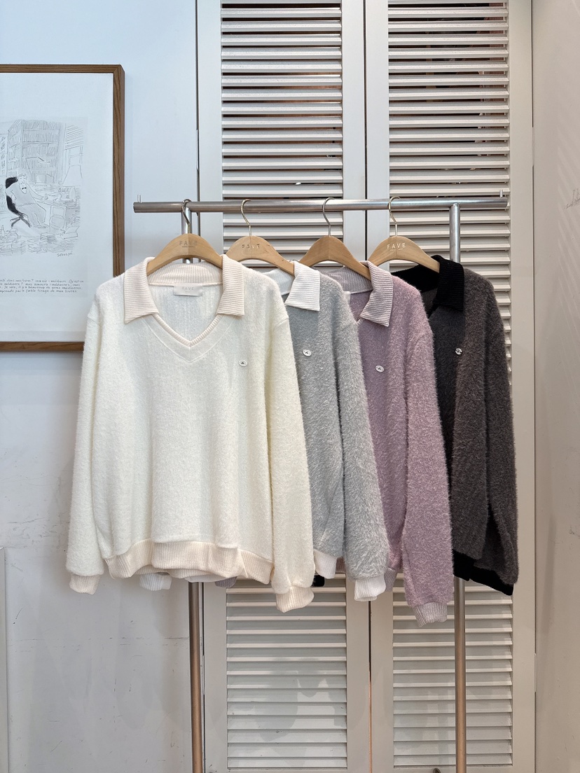 FAVE-L東大門㊣實拍女裝新品職業人氣休閑25秋冬推薦時尚衛衣FAVE-L衛衣