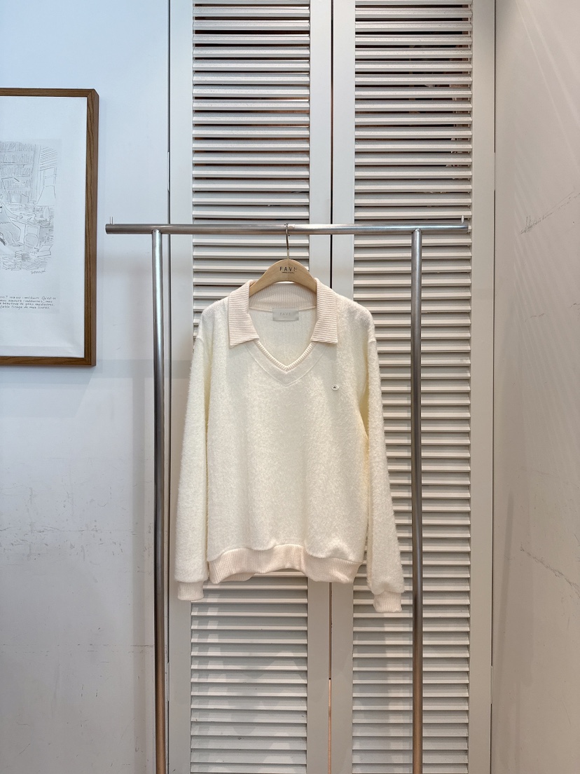 FAVE-L東大門㊣實拍女裝新品職業人氣休閑25秋冬推薦時尚衛衣FAVE-L衛衣圖色1