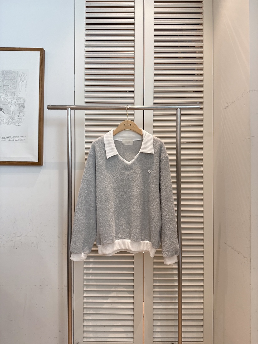 FAVE-L東大門㊣實拍女裝新品職業人氣休閑25秋冬推薦時尚衛衣FAVE-L衛衣圖色2