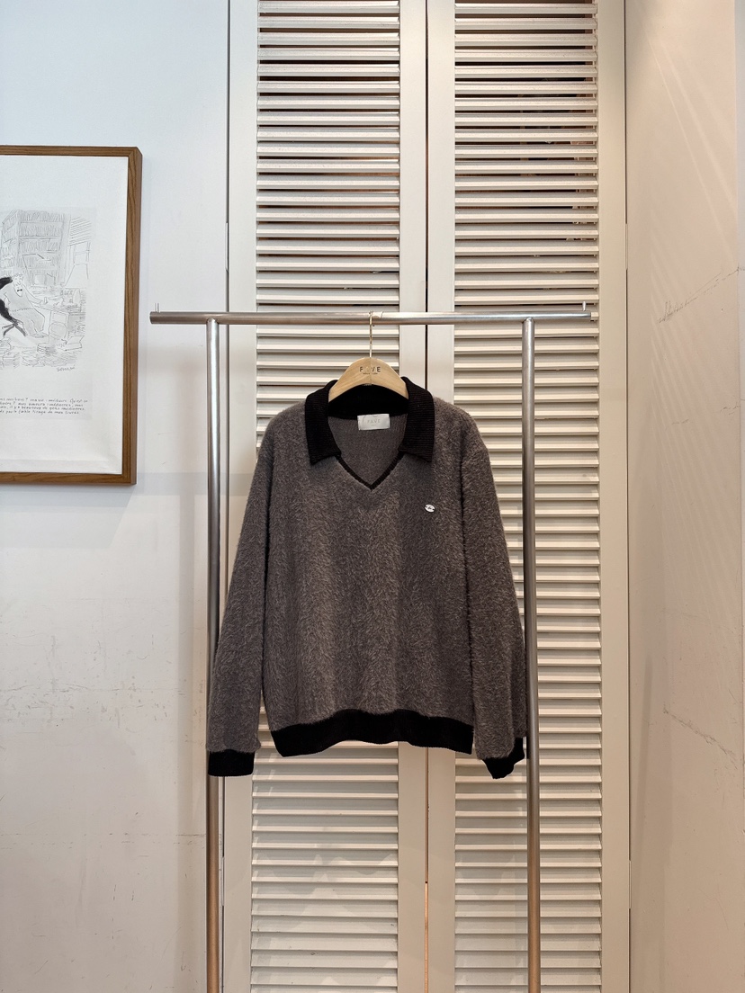 FAVE-L東大門㊣實拍女裝新品職業人氣休閑25秋冬推薦時尚衛衣FAVE-L衛衣圖色4