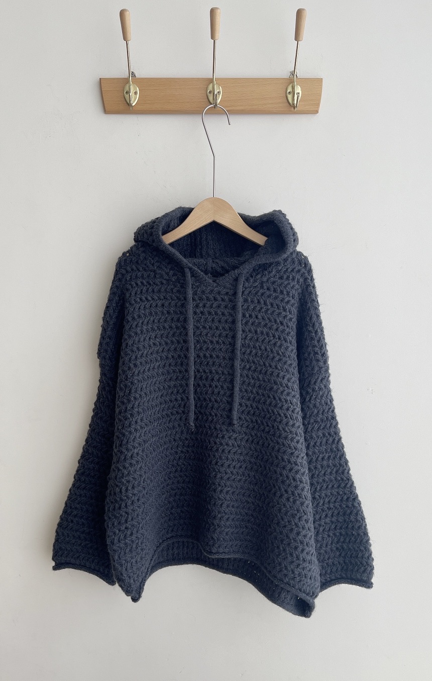 MINIQUEENS東大門㊣代購女裝新品推薦休閑職業毛衣連帽針織衫MINIQUEENS毛衣圖色4