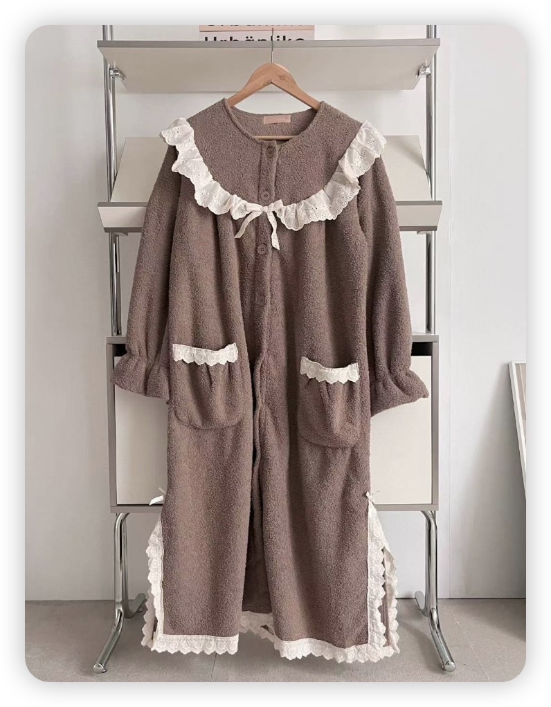 VICTORIA-P韓國代購㊣女士新款25秋冬推薦時尚人氣熱賣睡衣VICTORIA睡衣圖色2