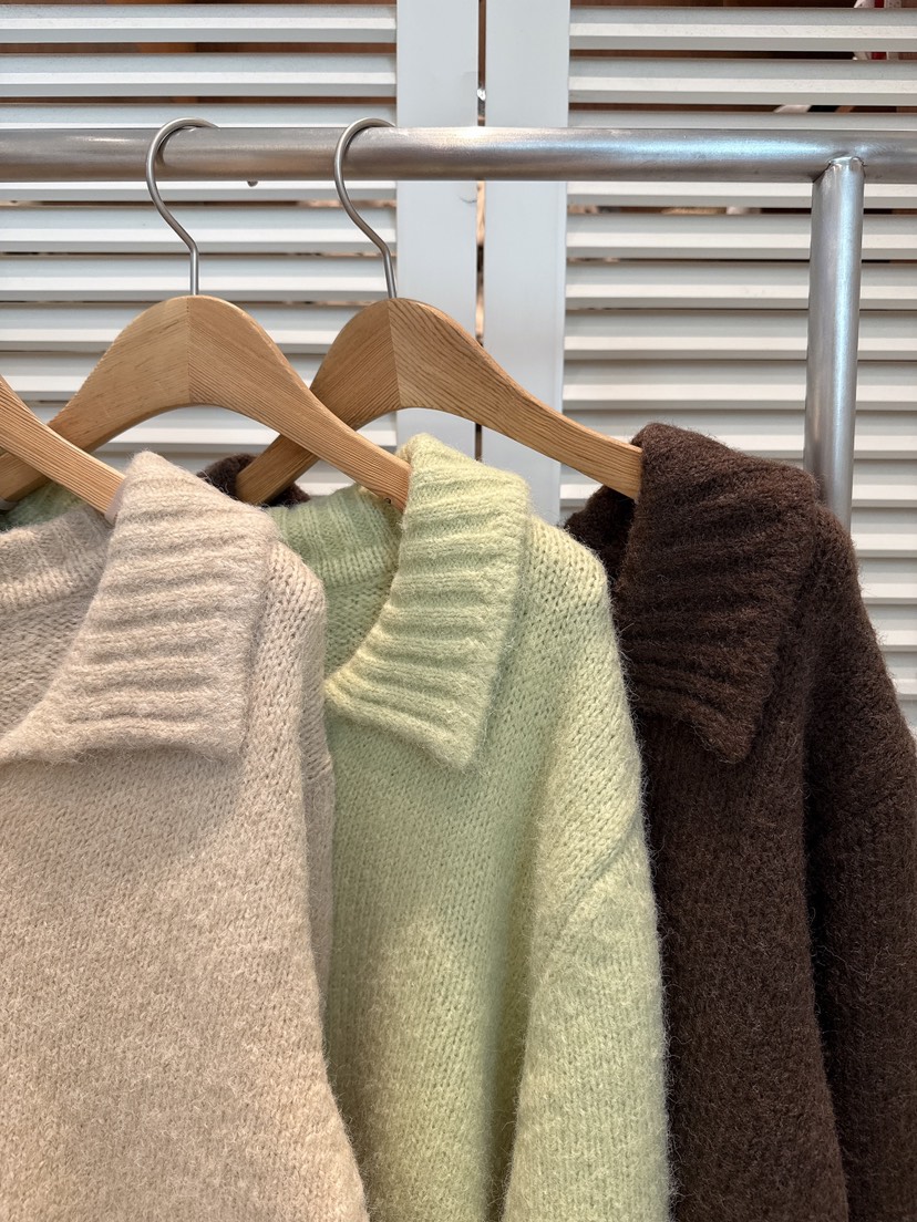 FAVE-L東大門㊣直郵女裝新款時尚人氣熱賣休閑25秋冬毛衣V領FAVE-L毛衣