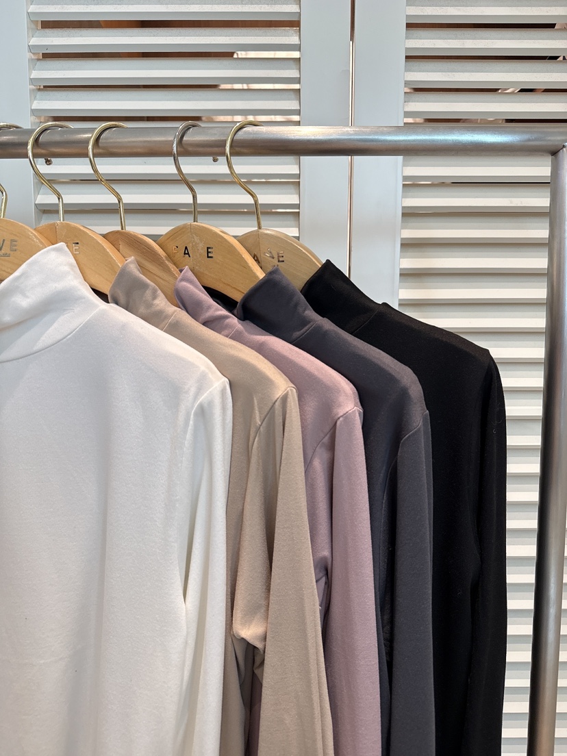 FAVE-L東大門㊣實拍女裝新品推薦25秋冬職業時尚熱賣長袖T恤FAVE-L長袖T恤