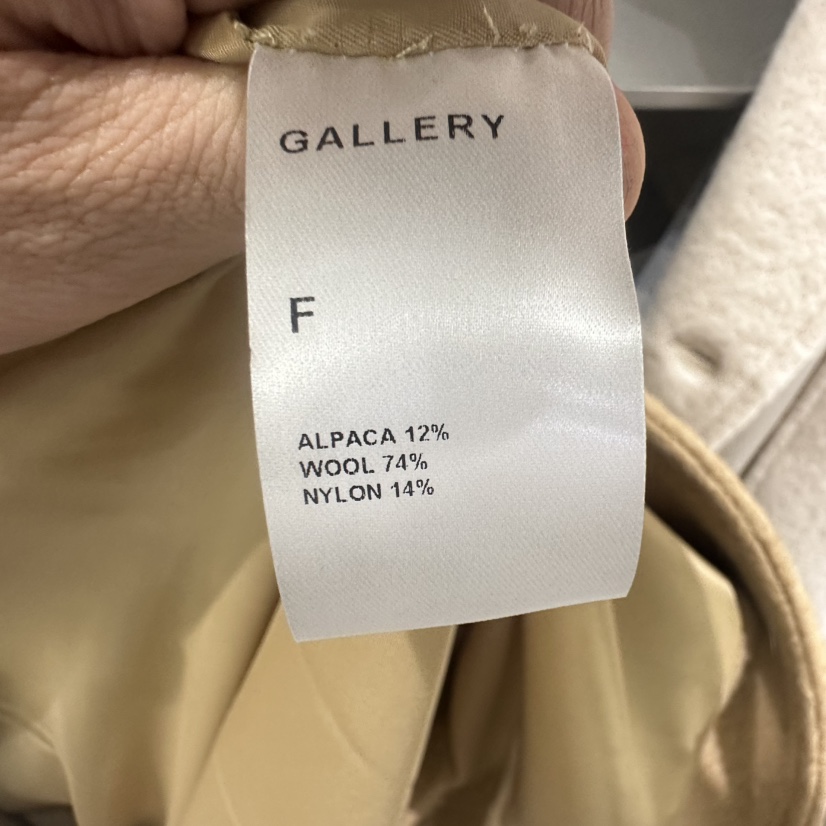 GALLERY-P東大門㊣直郵女裝新款職業人氣25秋冬中長款大衣GALLERY-P中長款大衣