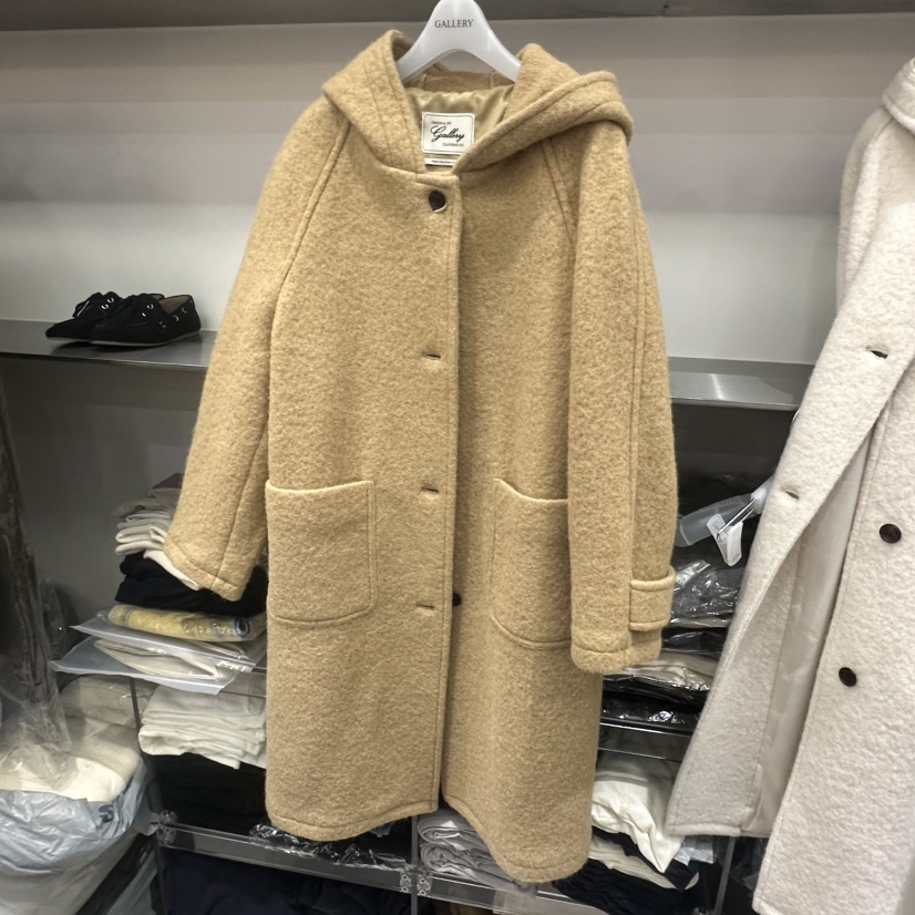 GALLERY-P東大門㊣直郵女裝新款職業人氣25秋冬中長款大衣GALLERY-P中長款大衣圖色1