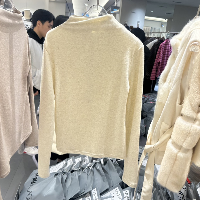 LAFFINE-P東大門㊣實拍女裝新款休閑人氣推薦時尚25秋冬長袖T恤LAFFINE-P長袖T恤