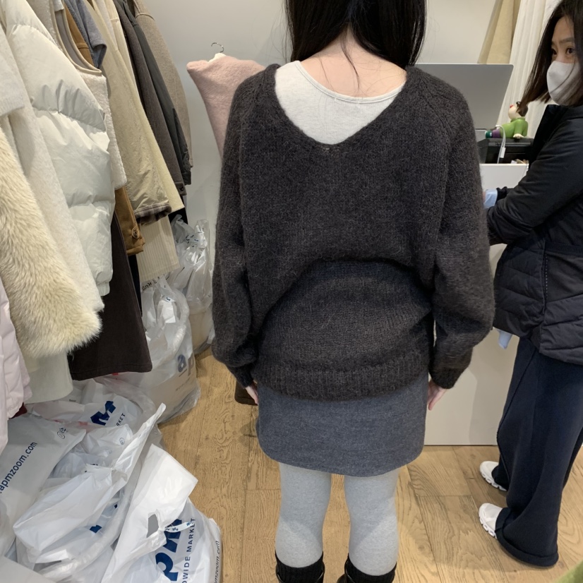 JINSIM東大門㊣直郵女裝新款人氣熱賣休閑職業25秋冬毛衣兩面穿JINSIM毛衣