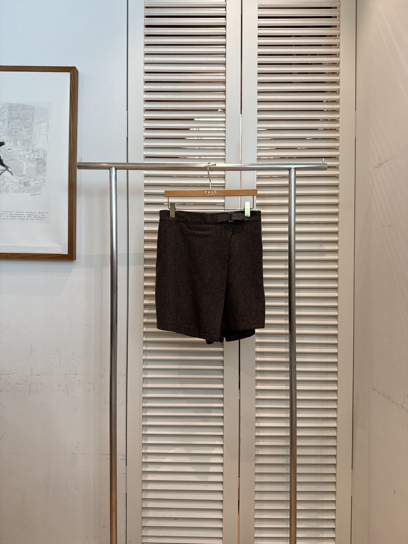 FAVE-L東大門㊣直郵女裝新品時尚25秋冬推薦休閑熱賣職業短褲FAVE-L短褲圖色2