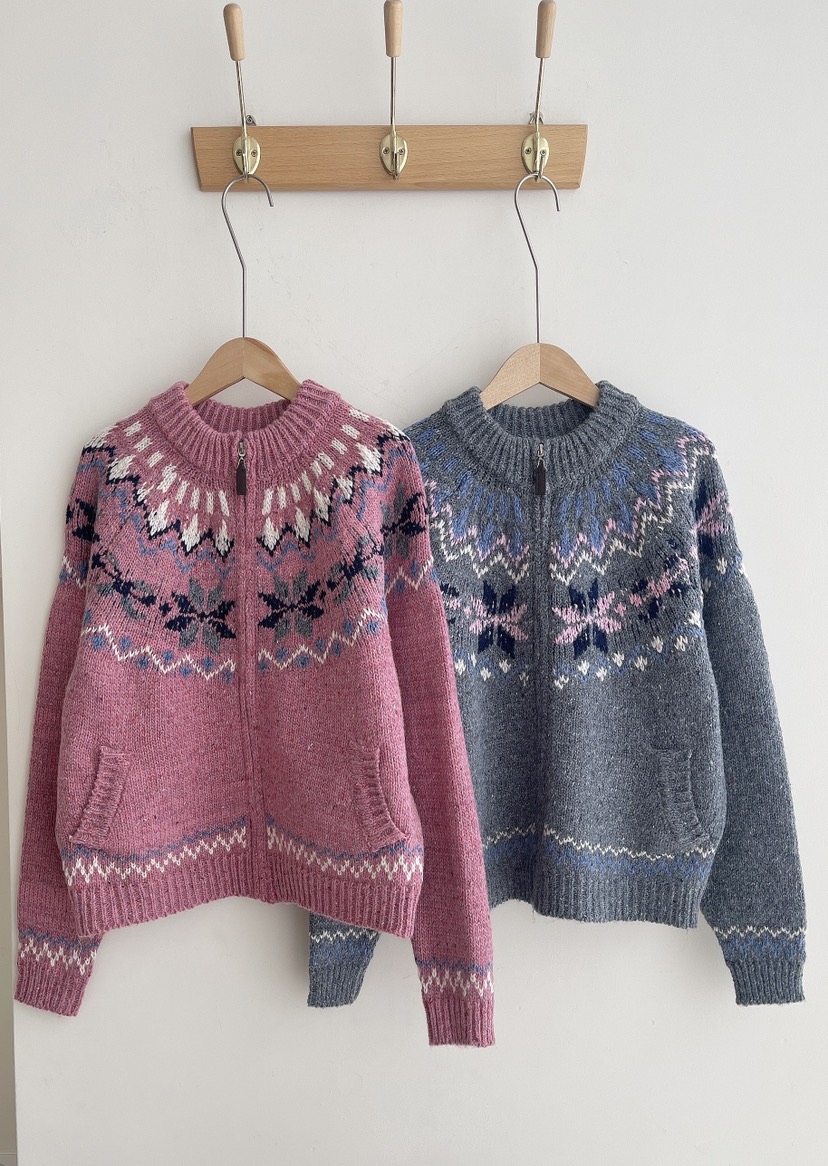 MINIQUEENS東大門㊣直郵女裝新款25秋冬人氣熱賣休閑毛衣拉鏈MINIQUEENS毛衣