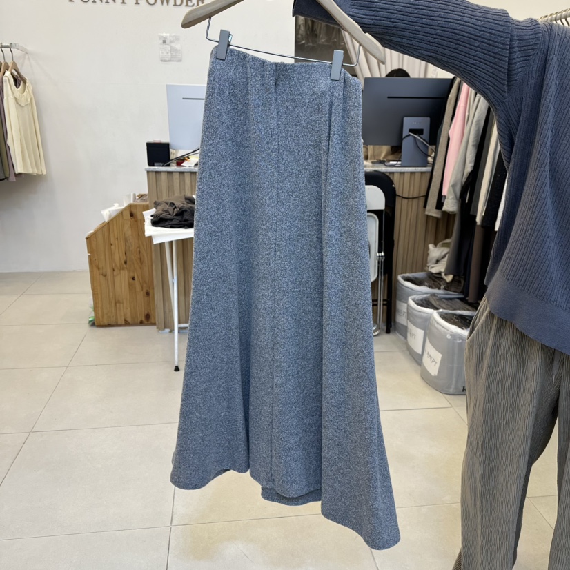 FUNNY POWDER韓國代購㊣女裝新款熱賣休閑時尚職業推薦長裙THE FUNNY長裙