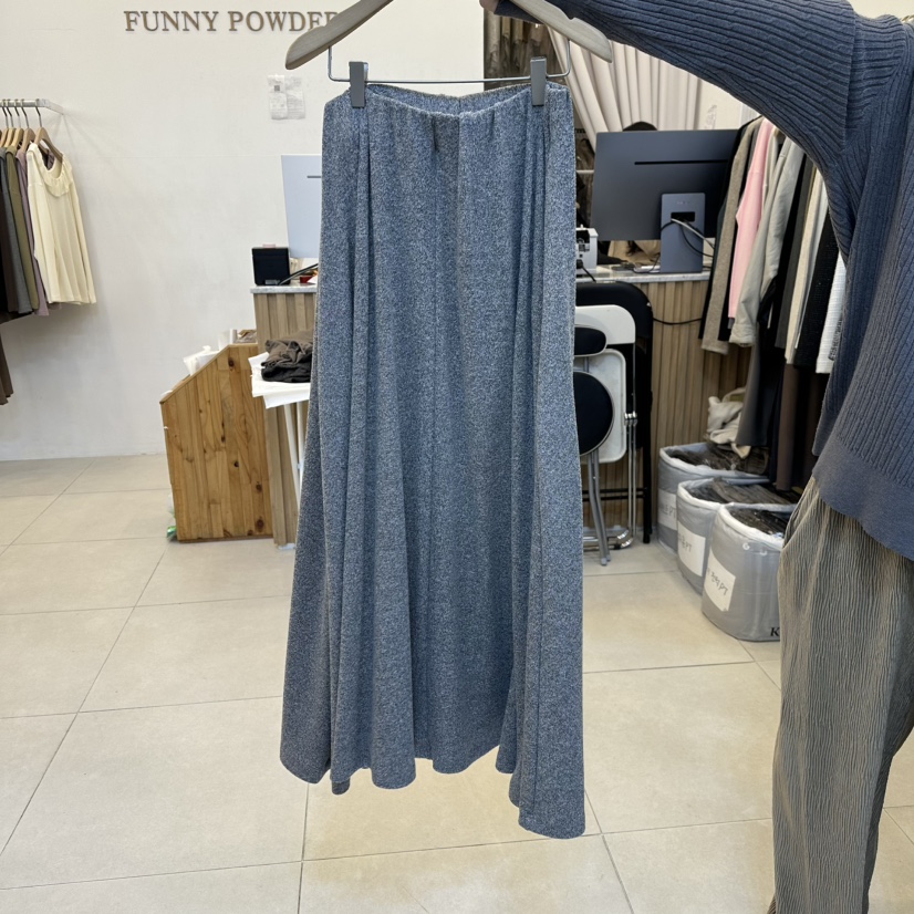 FUNNY POWDER韓國代購㊣女裝新款熱賣休閑時尚職業推薦長裙THE FUNNY長裙圖色1