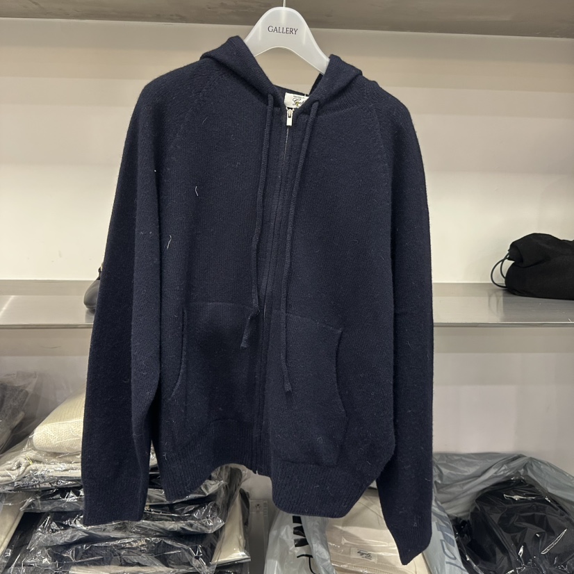 GALLERY-P東大門㊣代購女士新品人氣休閑針織衫連帽拉鏈衫GALLERY-P針織衫圖色3