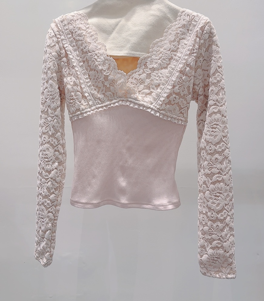 AWESOME-P東大門㊣直郵女士新款職業時尚推薦人氣襯衫蕾絲衫AWESOME-P襯衫/蕾絲衫圖色1