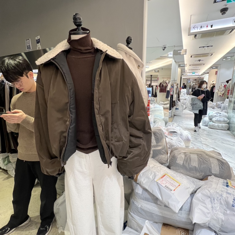 BANY ANCO東大門㊣代購女士新款25秋冬職業人氣推薦短款棉服BANY ANCO短款棉服圖色1