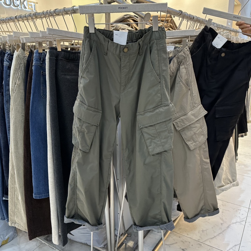 POCKET-Q東大門㊣實拍女裝新款推薦人氣25秋冬職業時尚休閑褲POCKET-Q休閑褲圖色3