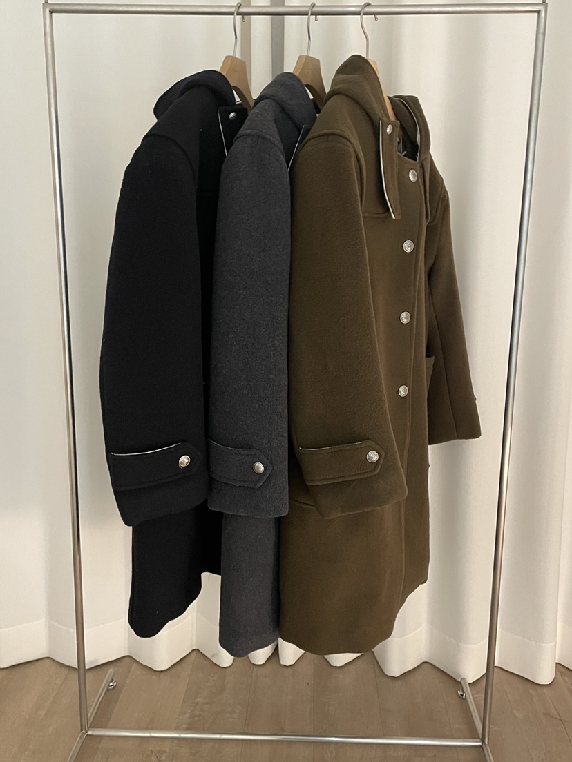 COMETE韓國直郵㊣女士新款熱賣休閑人氣推薦25秋冬中長款大衣COMETE中長款大衣