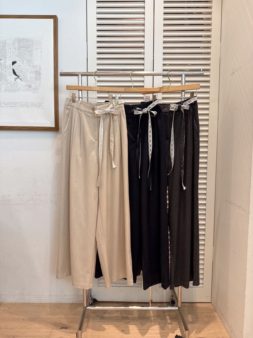 FAVE-L韓國代購㊣女士新品休閑人氣時尚推薦休閑褲不含絲巾FAVE-L休閑褲