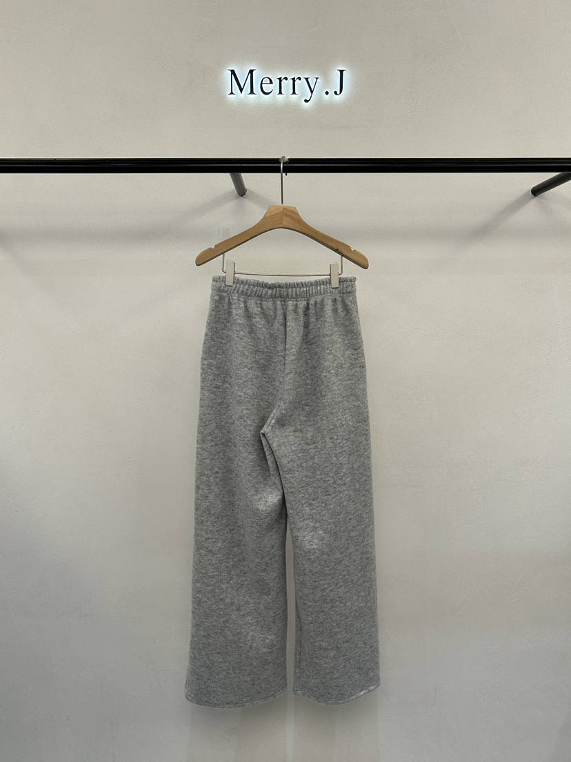 MERRY-J東大門㊣代購女裝新品推薦人氣時尚休閑褲加絨抓絨MERRY-J休閑褲