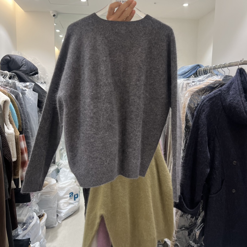 THE REST東大門㊣實拍女裝新品人氣推薦休閑25秋冬毛衣羊毛THE REST/UNNOEUD毛衣