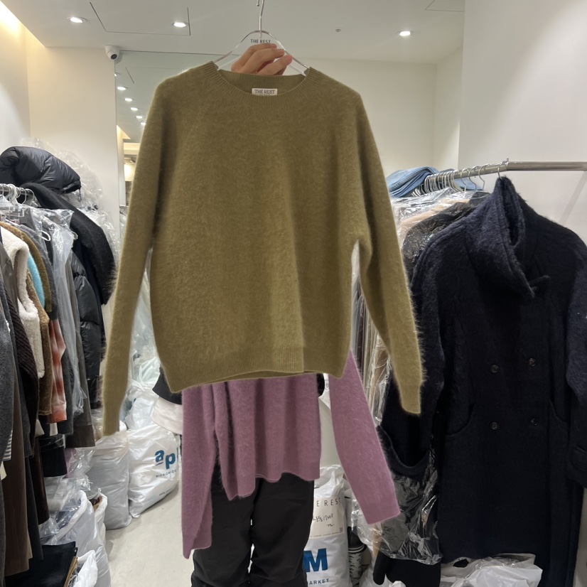 THE REST東大門㊣實拍女裝新品人氣推薦休閑25秋冬毛衣羊毛THE REST/UNNOEUD毛衣圖色2