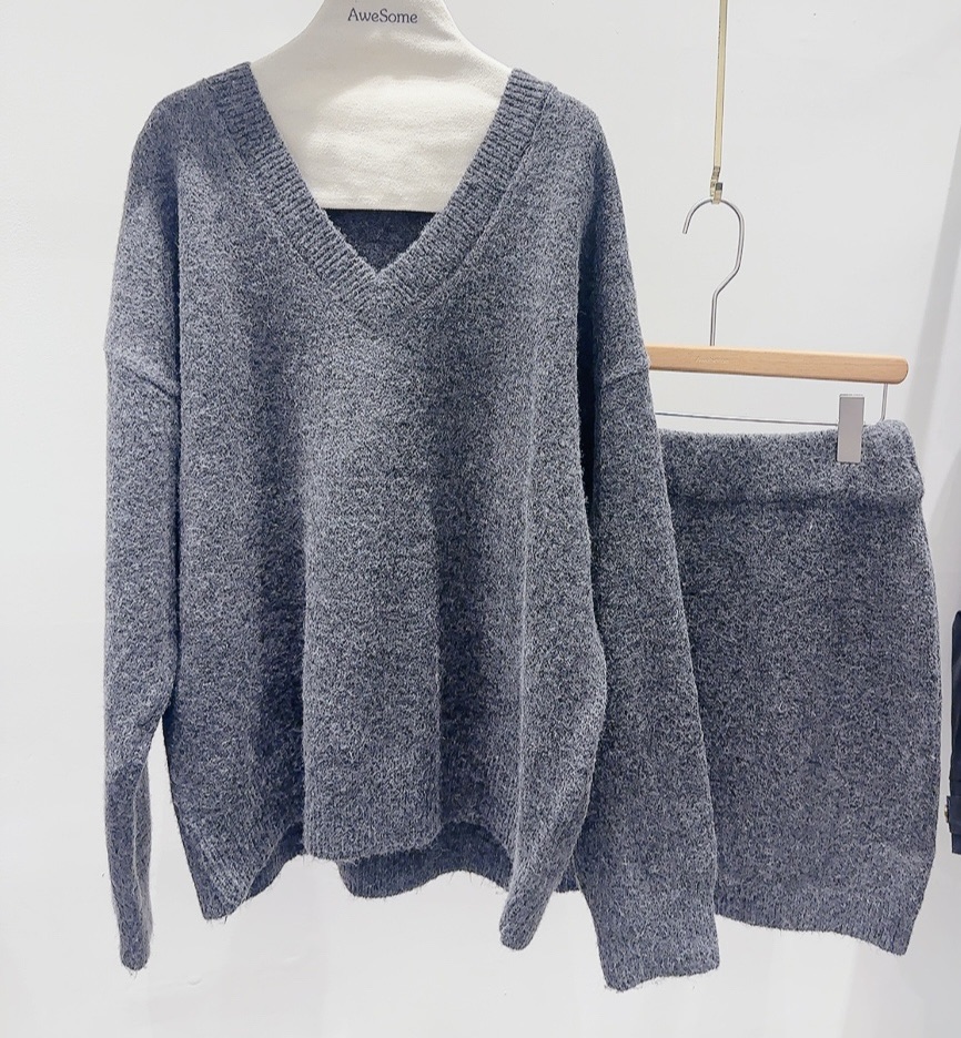 AWESOME-P東大門㊣實拍女裝新品推薦時尚25秋冬職業套裝套裝AWESOME-P套裝圖色1