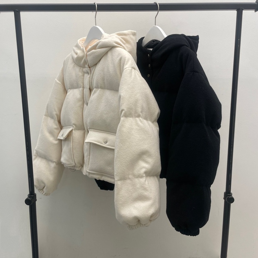 MEET ME韓國直郵㊣女士新款人氣時尚25秋冬短款羽絨服填充鴨絨MEET ME短款羽絨服圖色2左二色