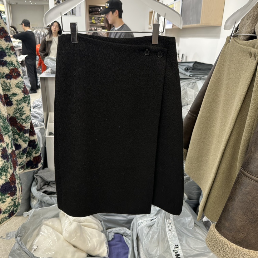 HELVETICA東大門㊣實拍女士新品推薦25秋冬時尚半身裙中短裙HELVETICA半身裙/中短裙圖色2