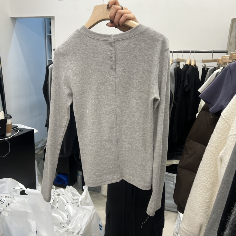 RECOVER韓國直郵㊣女裝新品25秋冬時尚推薦真品熱賣長袖T恤RECOVER/MOMENT長袖T恤