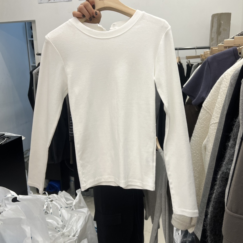 RECOVER韓國直郵㊣女裝新品25秋冬時尚推薦真品熱賣長袖T恤RECOVER/MOMENT長袖T恤圖色2