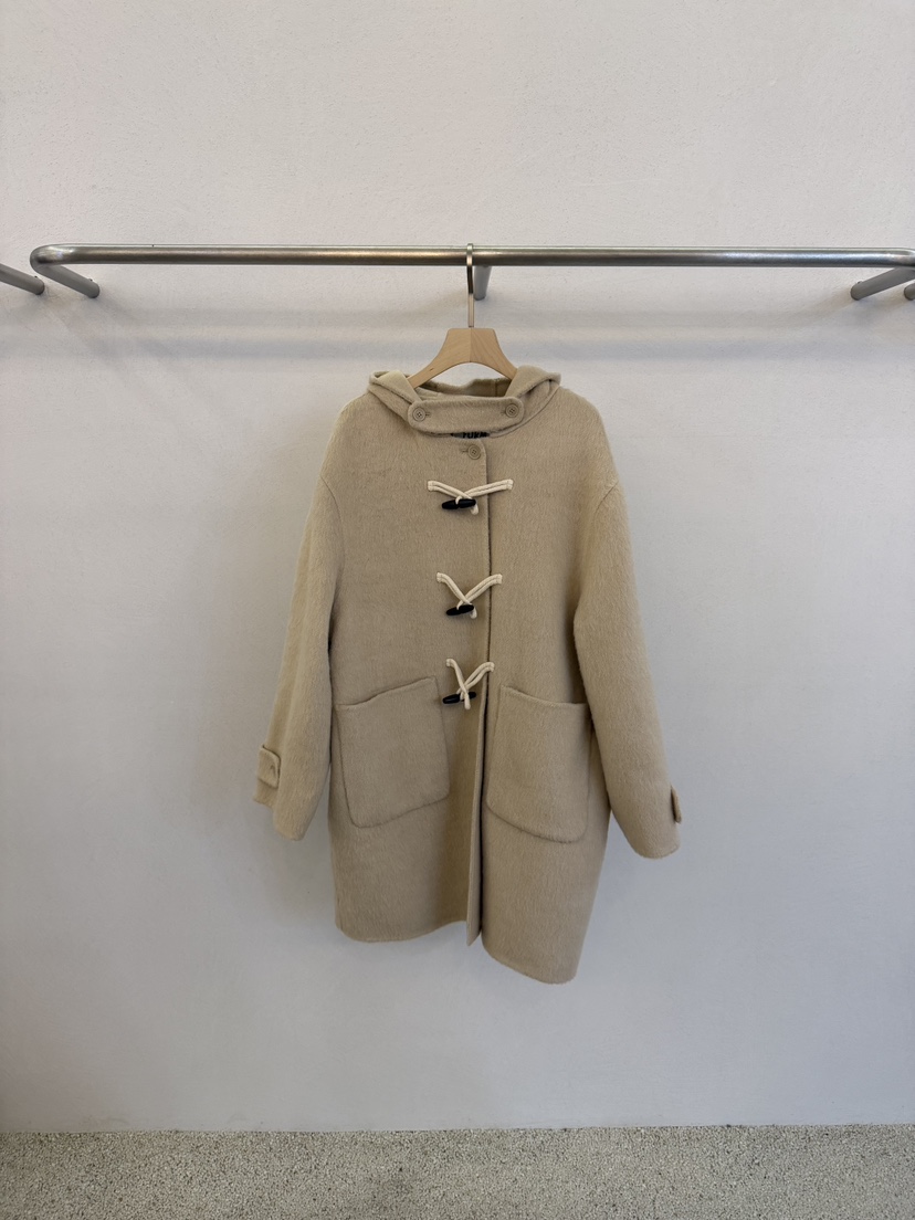 FORM韓國代購㊣女士新款熱賣休閑25秋冬時尚職業中長款大衣FORM中長款大衣圖色1