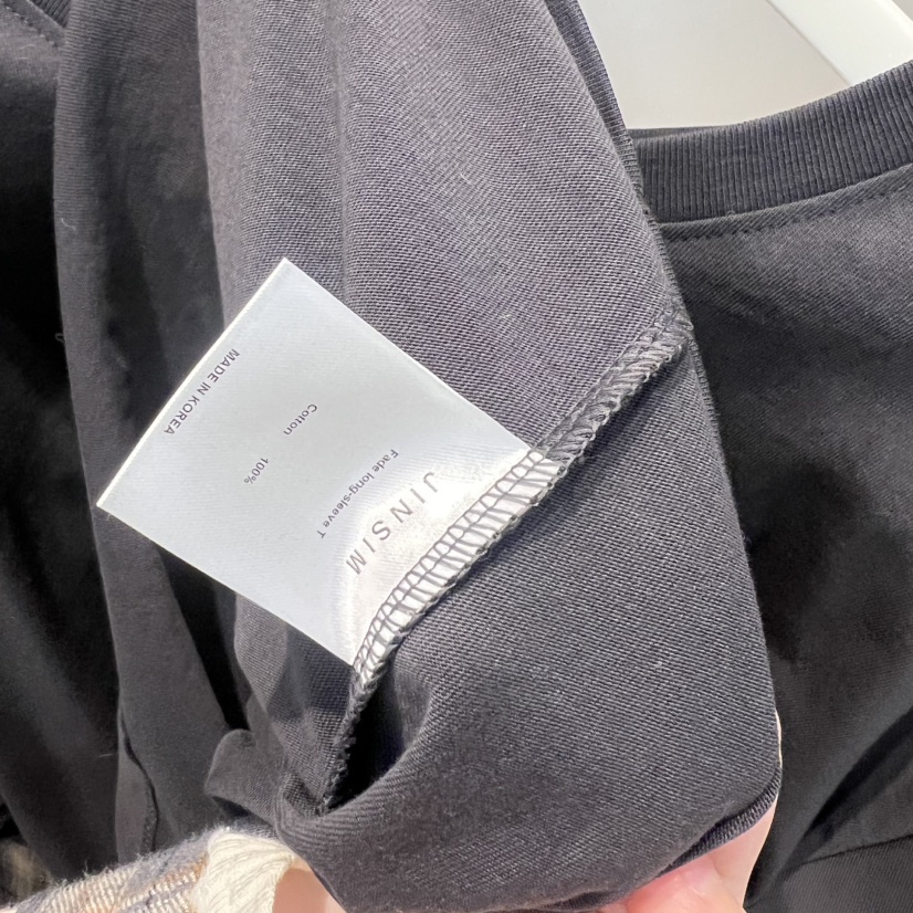 JINSIM東大門㊣代購女裝新品職業熱賣真品休閑時尚推薦長袖T恤JINSIM長袖T恤