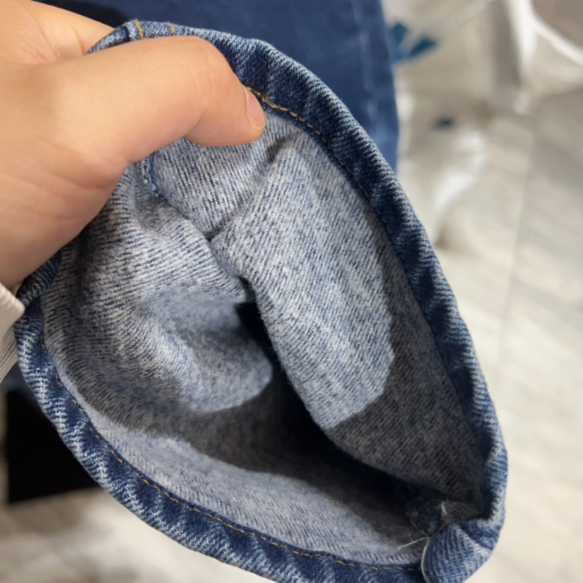 LE AHICON韓國代購㊣女裝新款真品推薦25秋冬時尚牛仔褲加絨Le Ahicon牛仔褲