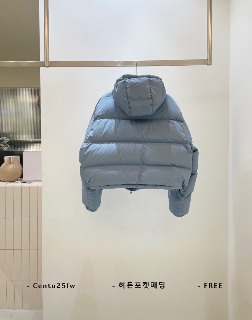 CENTO東大門㊣直郵女士新款推薦休閑職業短款羽絨服口袋鴨絨CENTO短款羽絨服