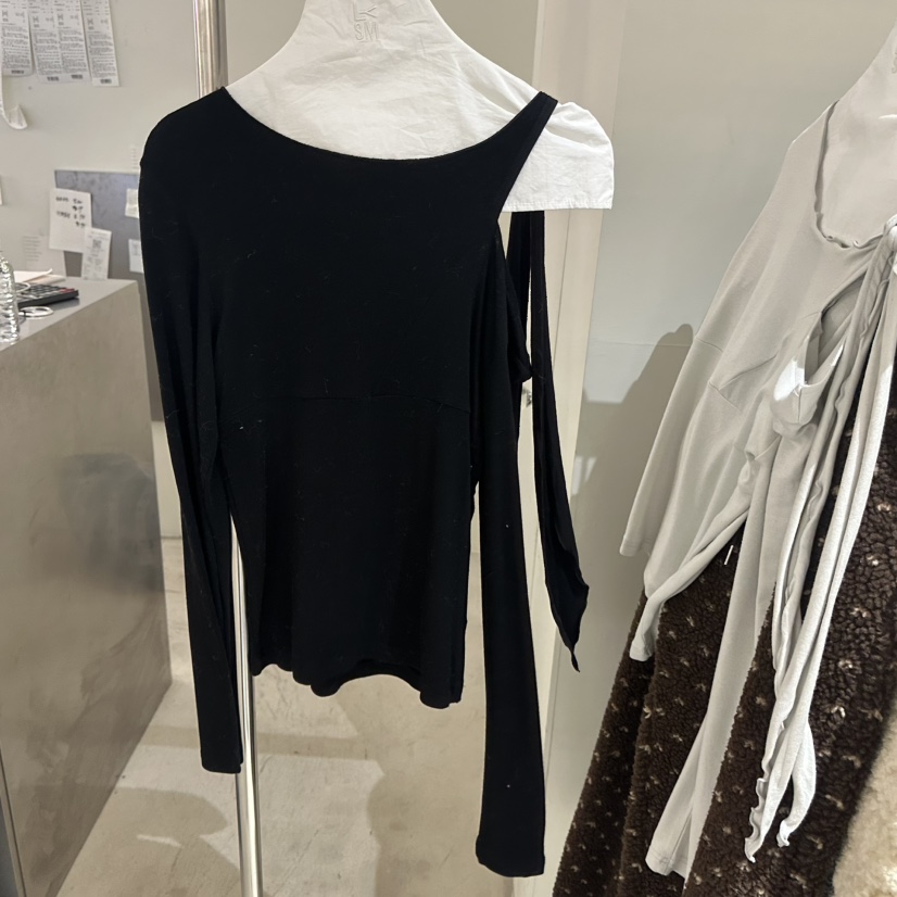 LOVE YOU SO MUCH/MORE THAN YESTERDAY東大門㊣實拍女裝新品25秋冬長袖T恤LYSM/MORE THAN YESTERDAY長袖T恤圖色3