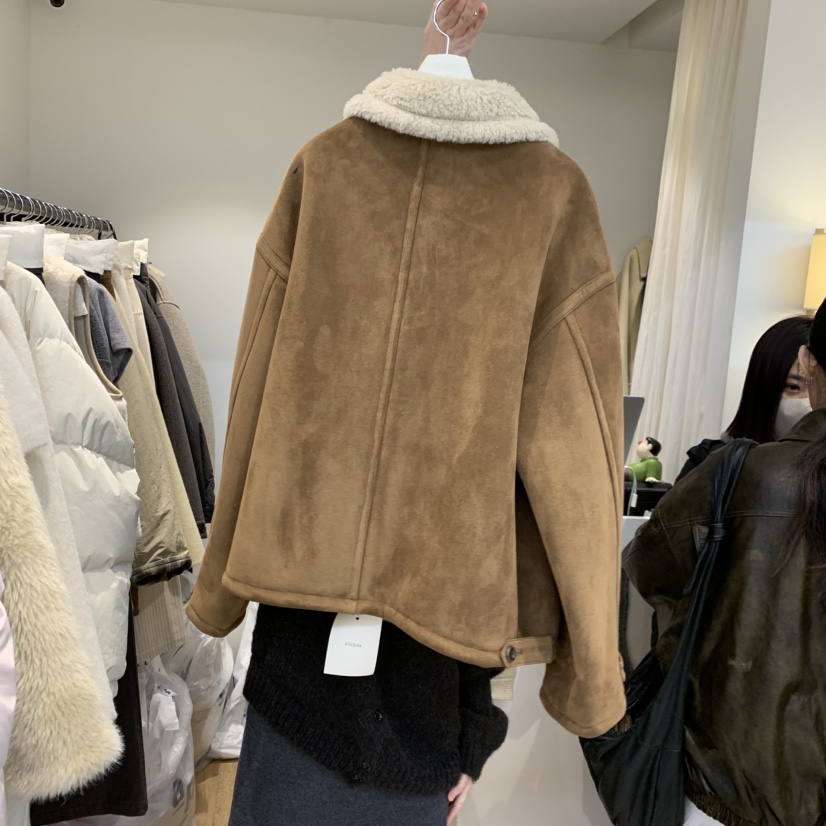 JINSIM韓國直郵㊣女裝新款推薦休閑時尚熱賣人氣25秋冬短款大衣JINSIM短款大衣