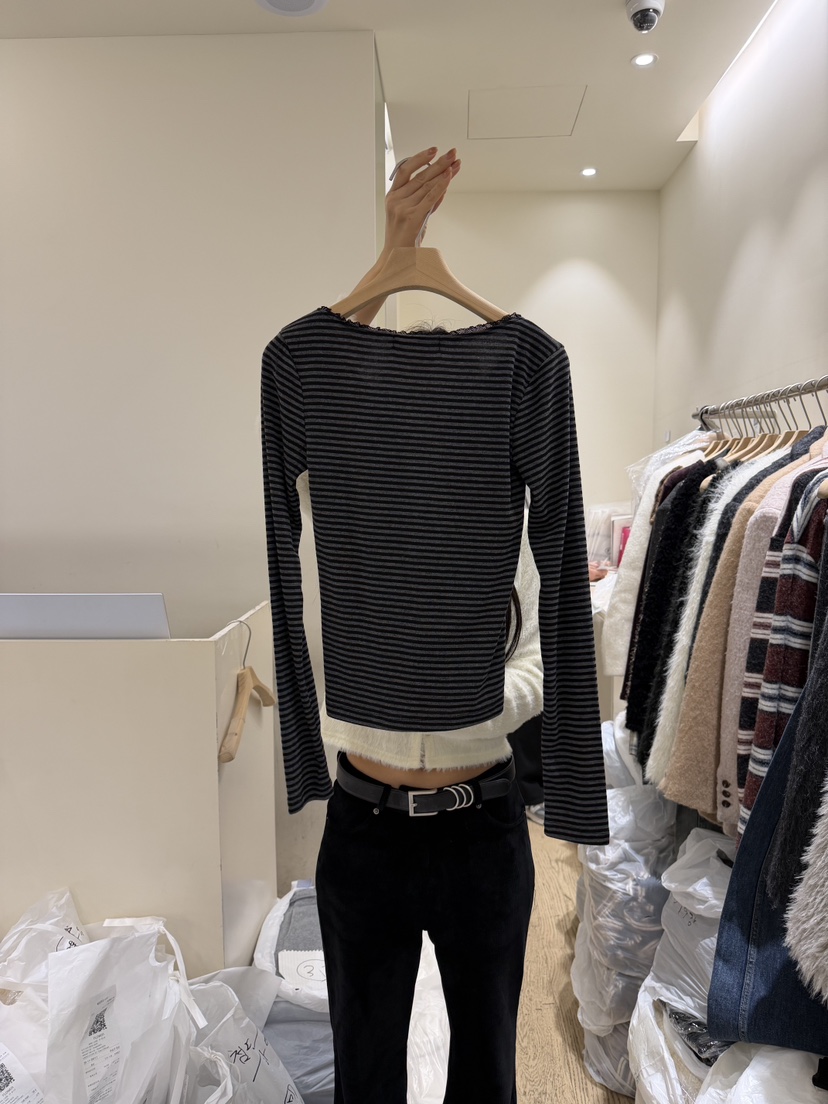 FLOWER-L東大門㊣代購女裝新品休閑真品時尚推薦人氣長袖T恤FLOWER-L長袖T恤