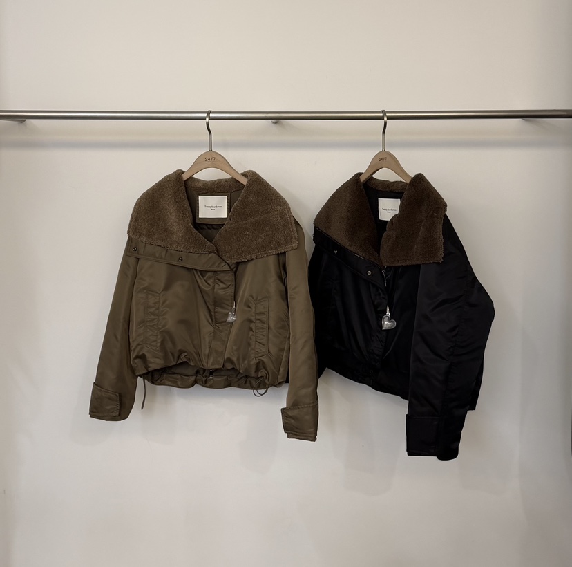 TWENTY FOUR SEVEN24-7韓國直郵㊣女士新品人氣短款羽絨服鴨絨TEWNTY FOUR SEVEN24-7短款羽絨服