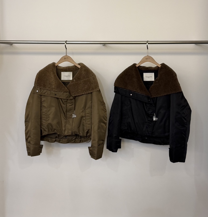 TWENTY FOUR SEVEN24-7韓國直郵㊣女士新品人氣短款羽絨服鴨絨TEWNTY FOUR SEVEN24-7短款羽絨服
