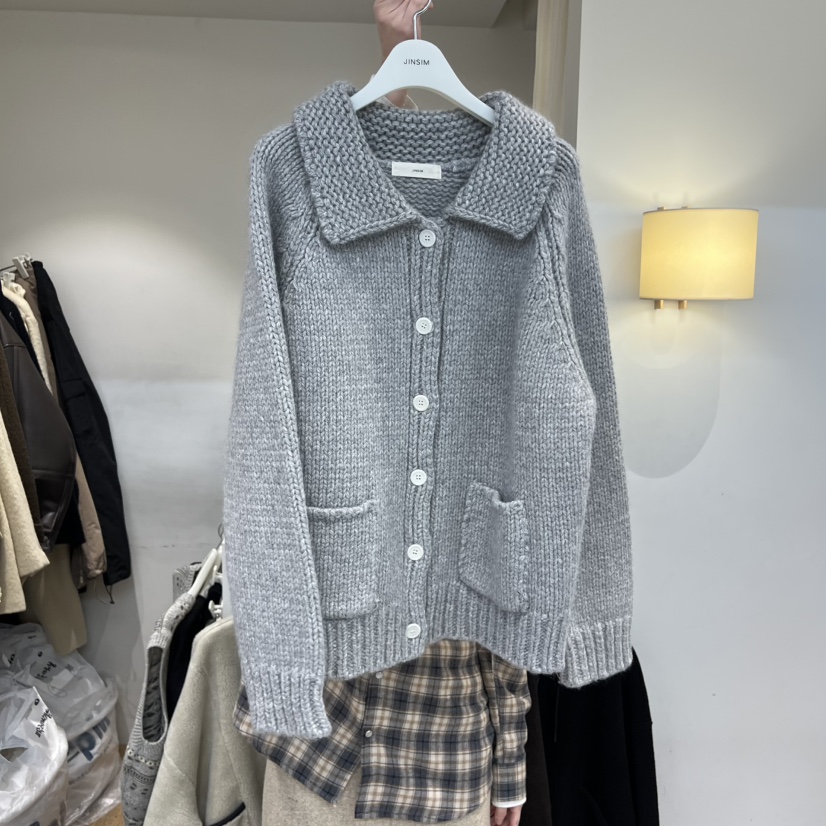 JINSIM東大門㊣實拍女士新品推薦時尚熱賣真品職業人氣毛衣JINSIM毛衣圖色2