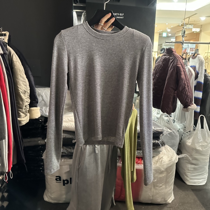 ELF-L韓國直郵㊣女裝新品推薦熱賣人氣時尚休閑職業長袖T恤PROJECT ELF/ELF-L長袖T恤圖色3