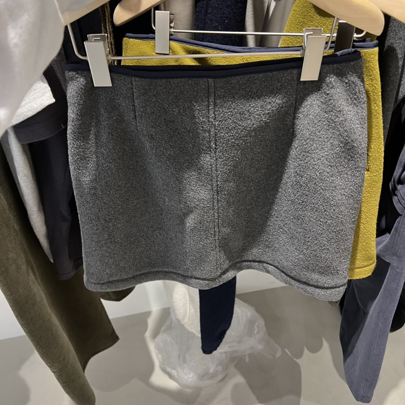 PLATE東大門㊣代購女士新款25秋冬休閑推薦職業真品短裙羊毛PLATE短裙