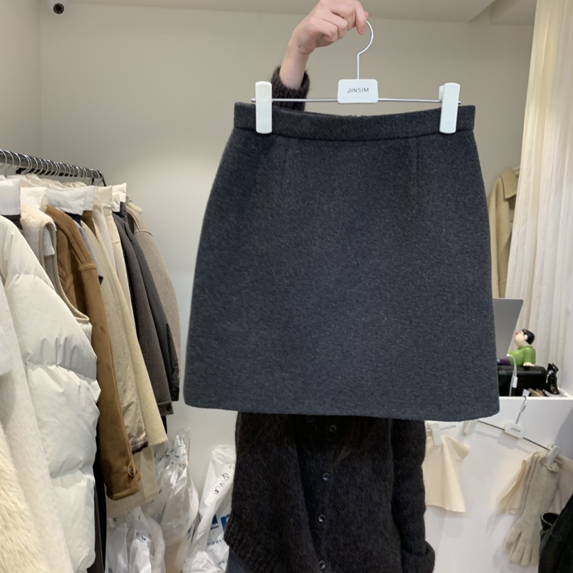 JINSIM韓國直郵㊣女士新款推薦熱賣真品休閑職業25秋冬短裙JINSIM短裙圖色2