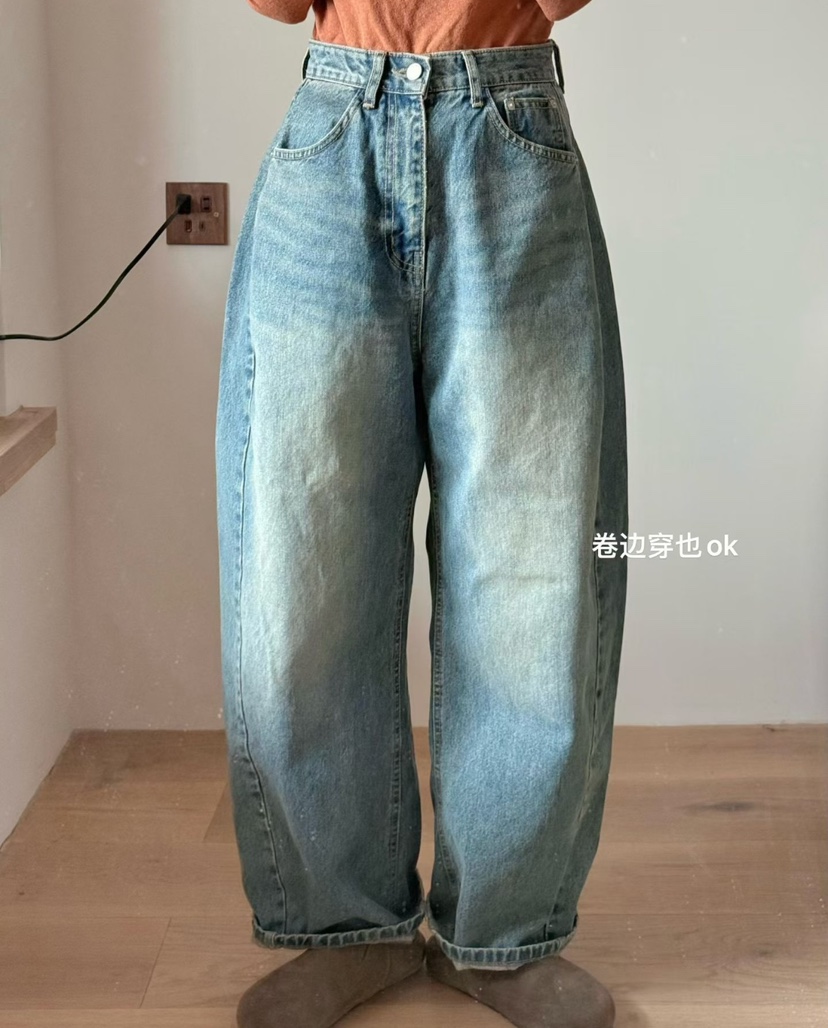 MONE-A東大門㊣直郵女士新款推薦熱賣休閑牛仔褲水洗牛仔布MONE-A牛仔褲圖色1