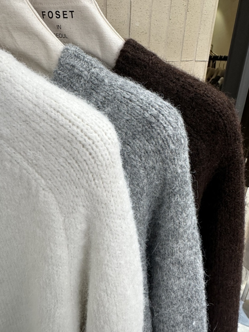 FOSET東大門㊣代購女士新品25秋冬職業熱賣休閑推薦時尚針織衫FOSET針織衫