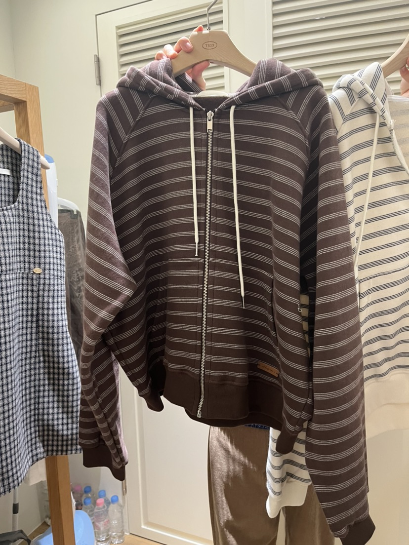 TIZZI東大門㊣代購女士新款人氣時尚熱賣推薦休閑職業夾克兜帽TIZZI夾克圖色1